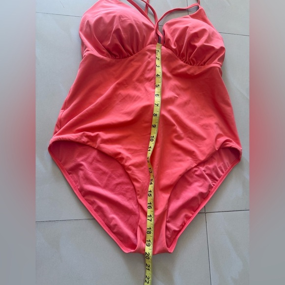 Bathing suits plus size 18  swimsuit for all orange  beach pool cruise - Picture 13 of 16